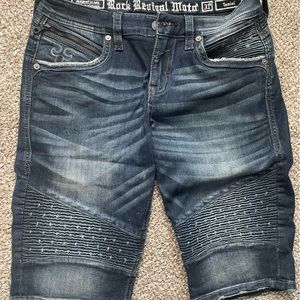 Rock Revival mens Moto shorts size 31
